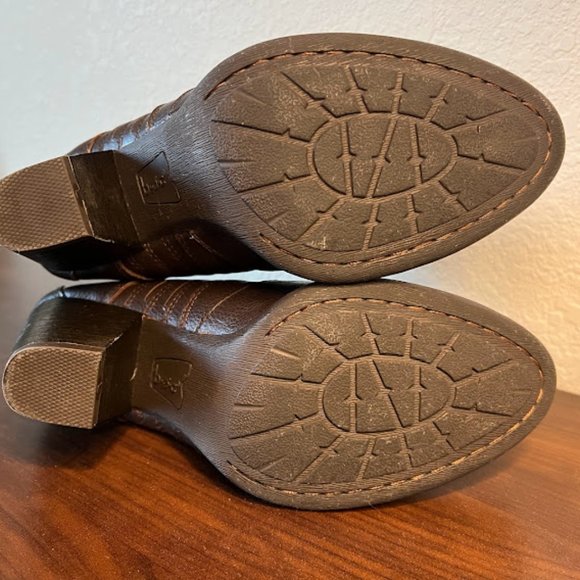 Women's leather ankle boots - Picture 4 of 4